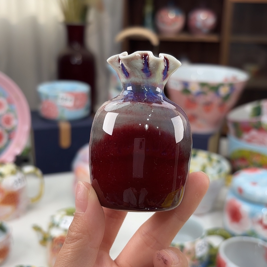 瓷片景德镇手绘高温釉下彩陶瓷茶具