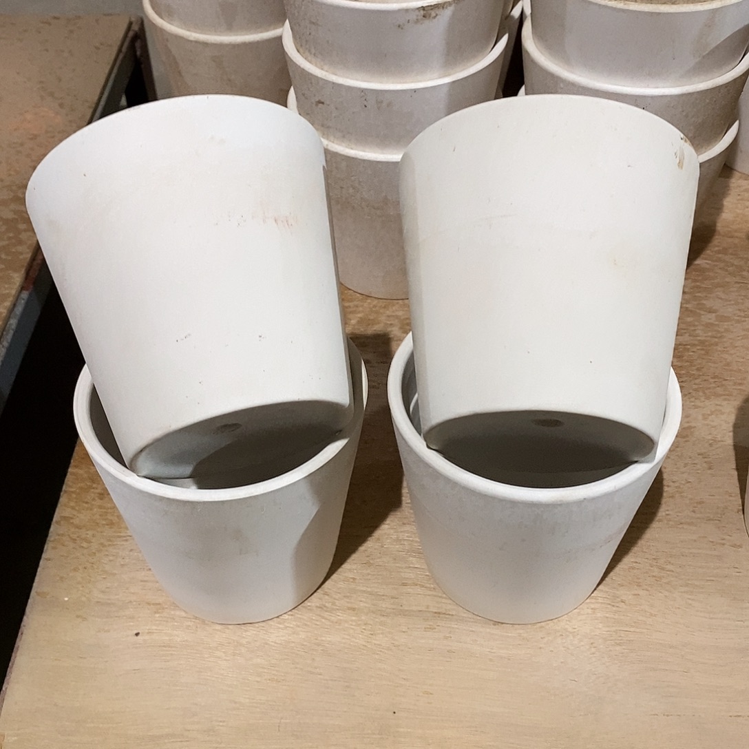 瑕疵白陶034-11×11-4    