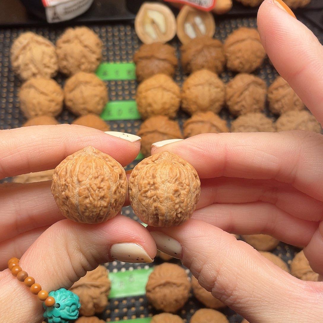 文玩核桃吊坠24尺全品水晶小苹果0009