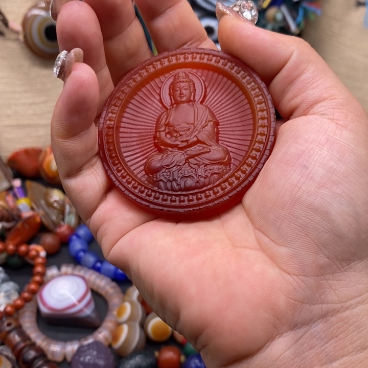 玛瑙/玉髓颈饰未镶嵌好**连