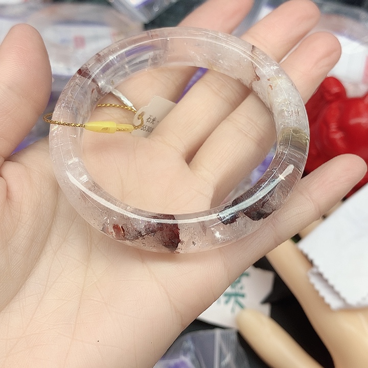 黄晶手镯未镶嵌68（5455事实上）