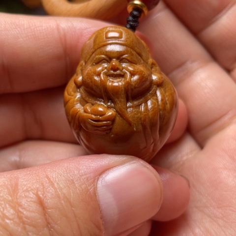 橄榄核手串/手链光背财神单子竹环穿配3.1左右