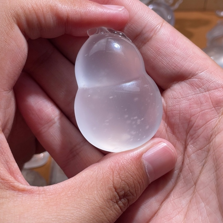 紫***芦定制石英质玉未镶嵌葫芦