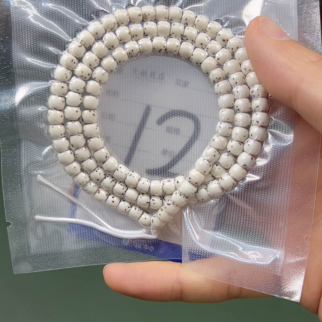 星月菩提吊坠原白108。65尺寸。12