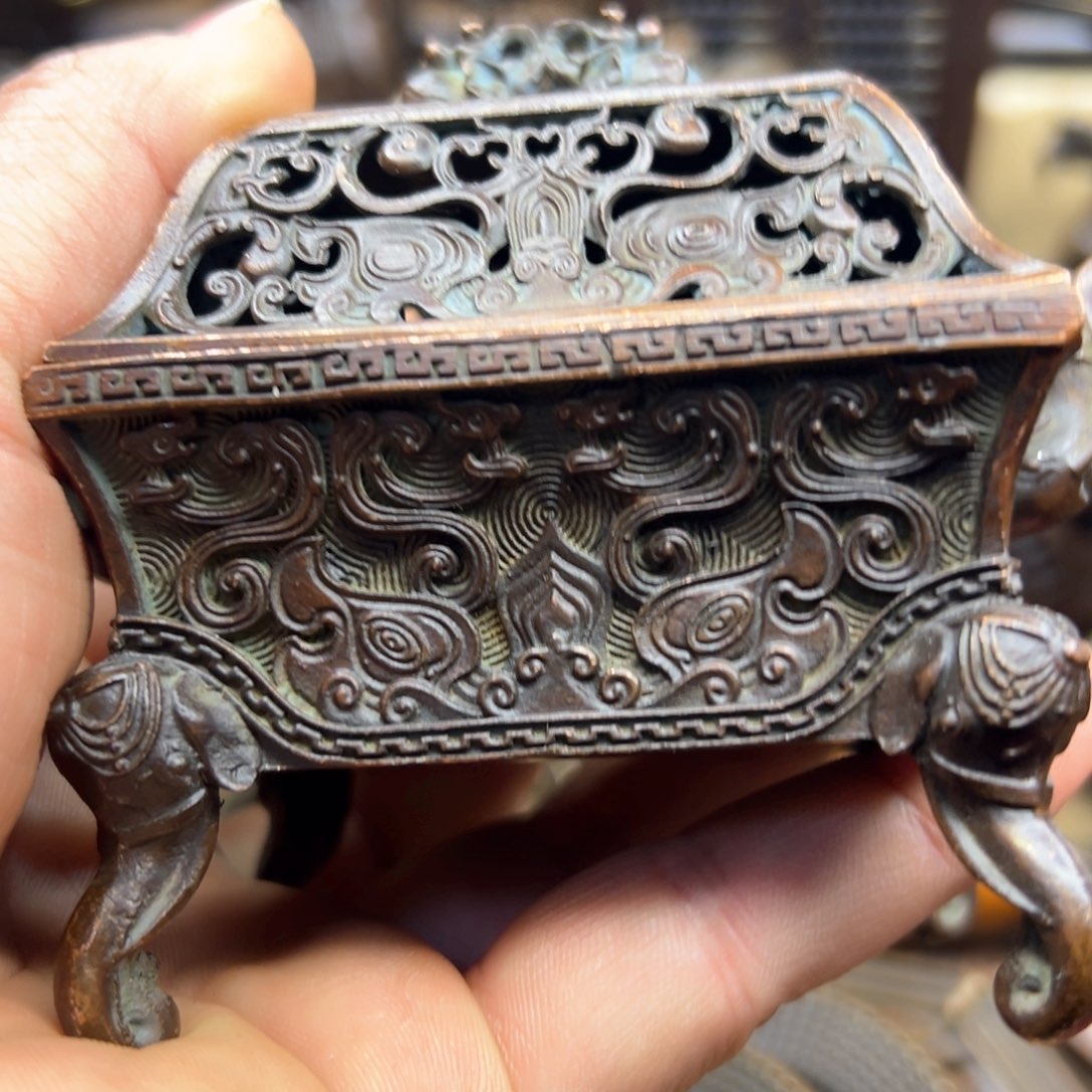 铜摆件欢迎欢迎你