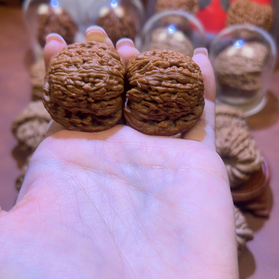 我***子核桃手串/手链全品无修38尺 团疆拉丝纹