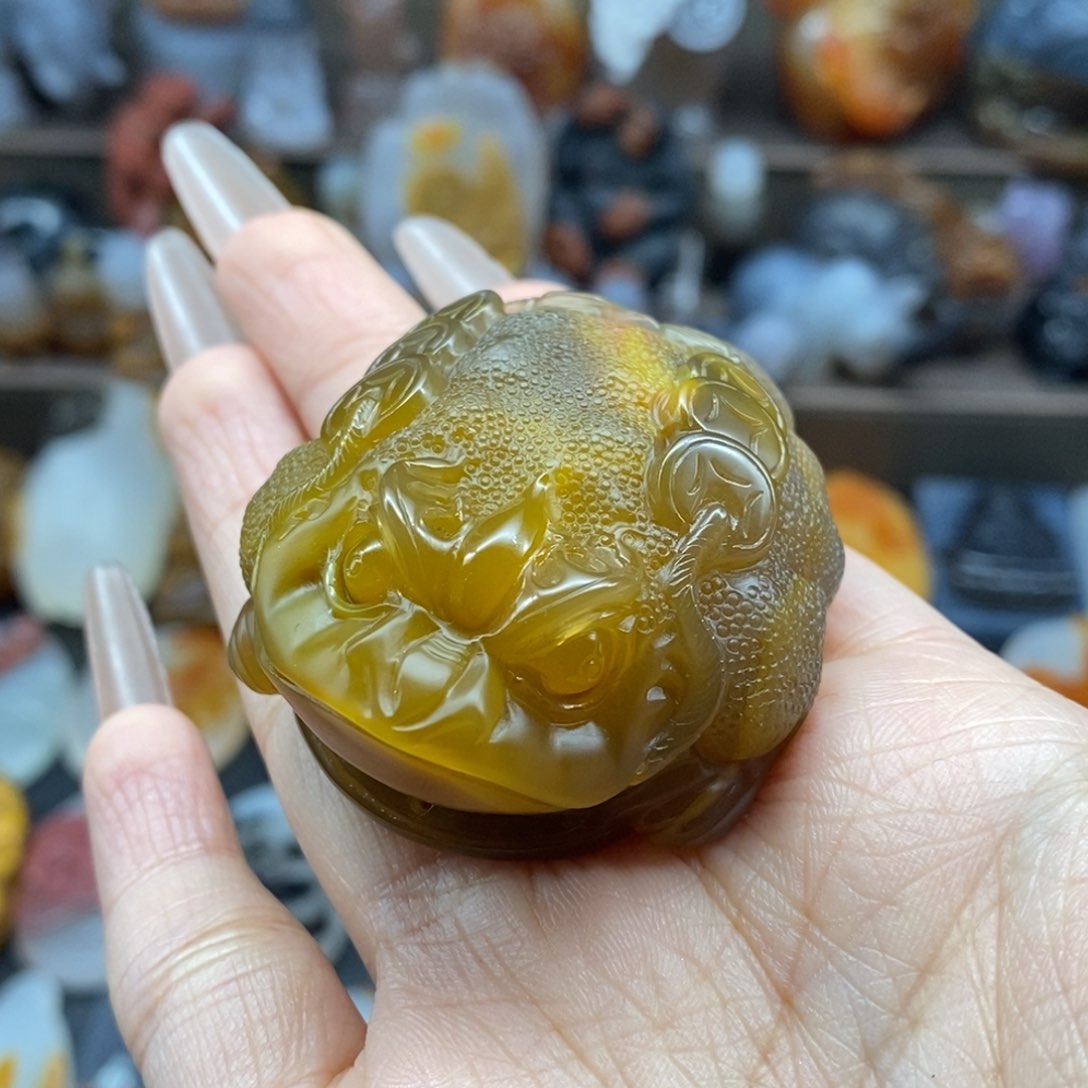 玛瑙/玉髓吊坠(不含链)未镶嵌