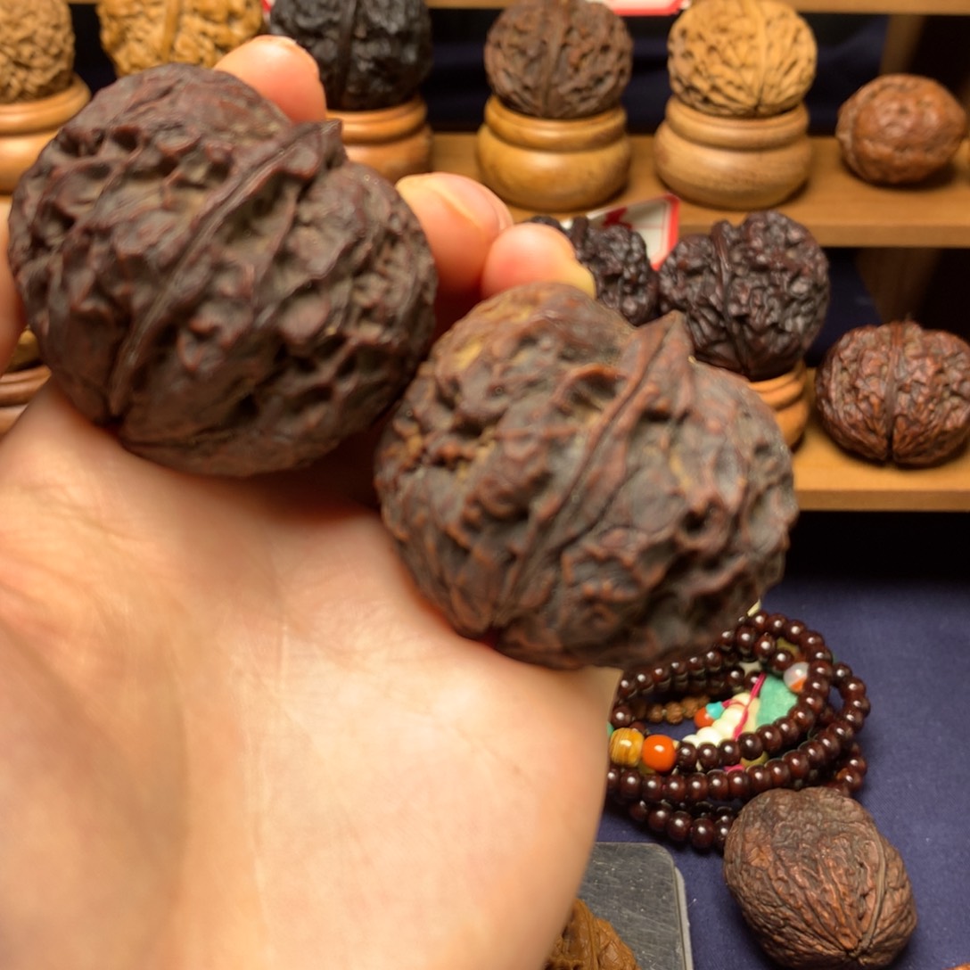 文玩核桃吊坠聚宝金蟾