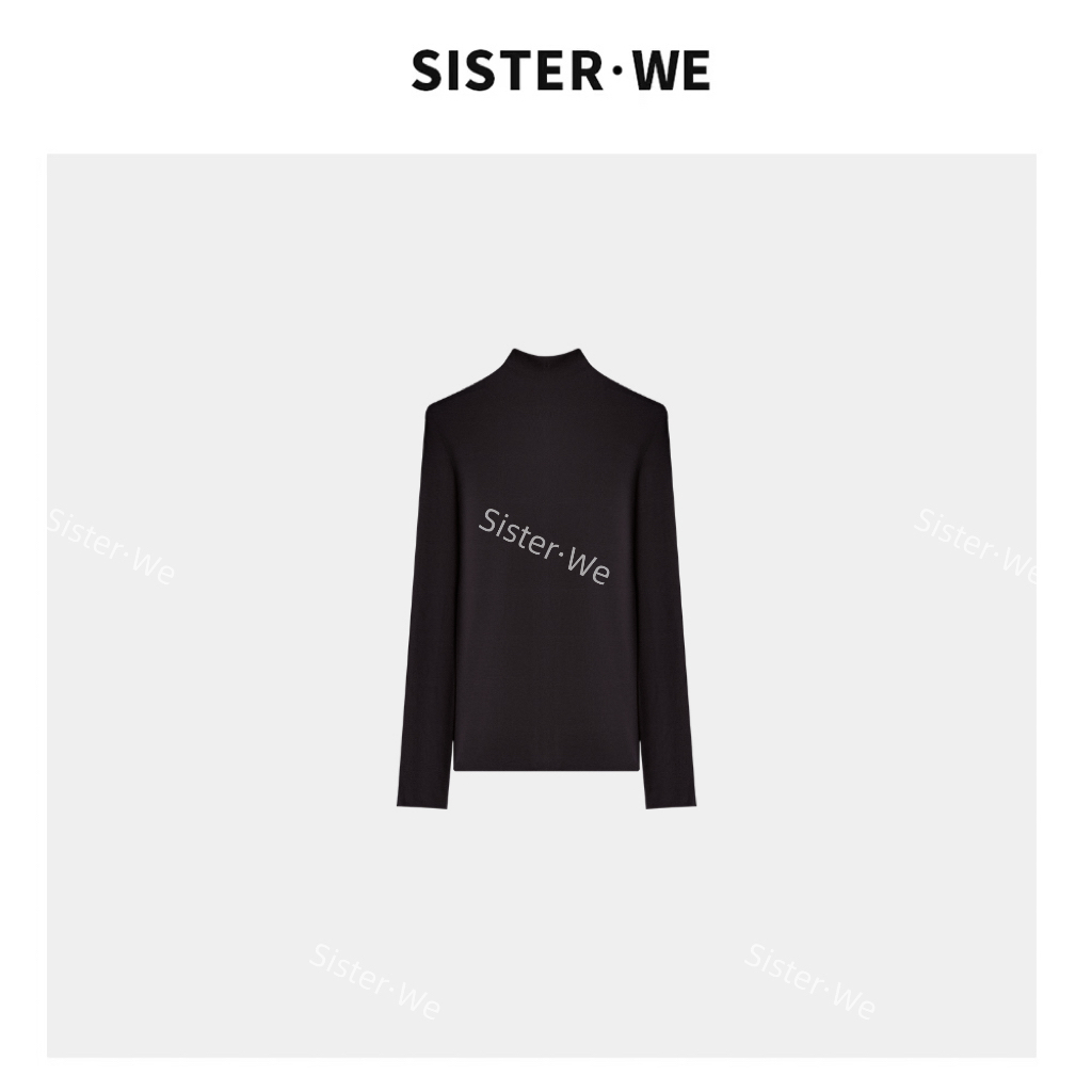 薇姐【毓贞】Sister·We时尚经典百搭色打底衫  1017