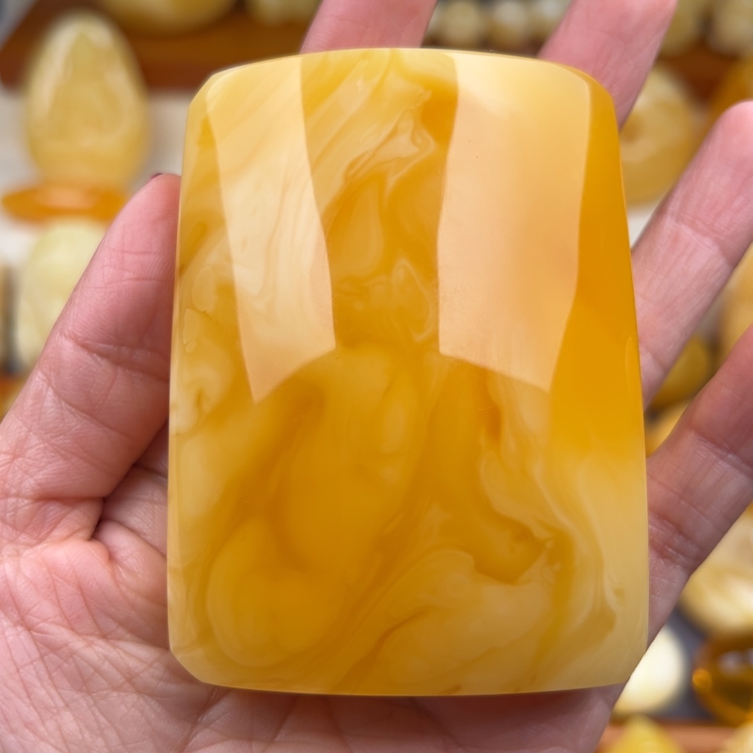 琥珀颈饰未镶嵌纯天然琥珀蜜蜡无优化