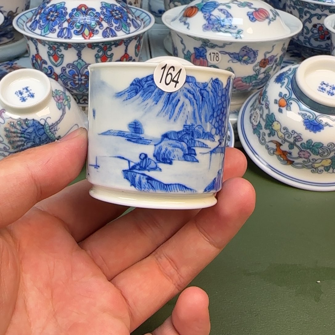 彦祖纯手工手绘茶具164