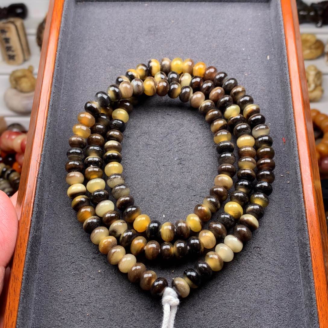 驼骨手串/手链0.8驴蹄算盘珠128珠