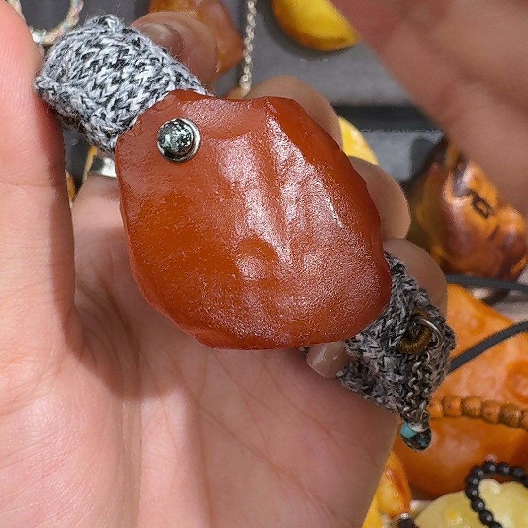 琥珀未镶嵌裸石我