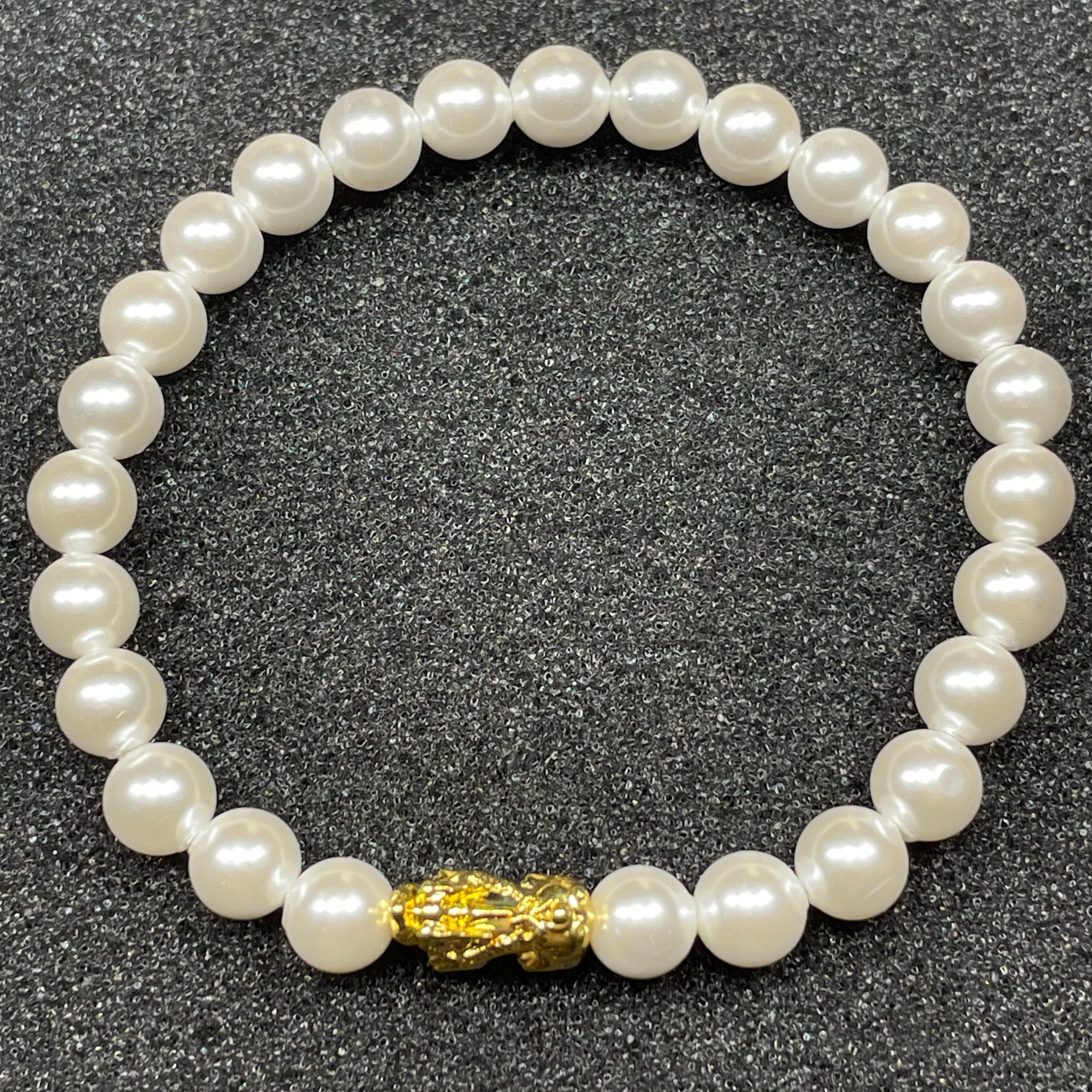 【林总】珍珠配件18 k 经典精致貔貅手链 HJ070-2