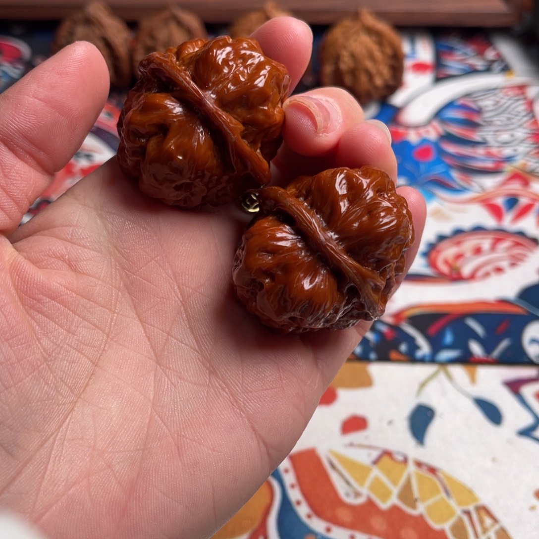 吊坠文玩核桃蛤蟆头37