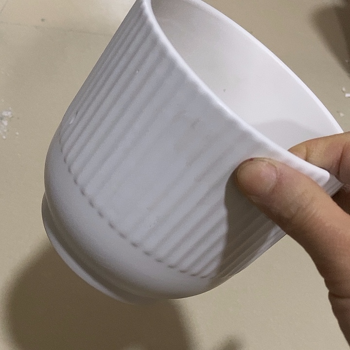 陶盆有孔 瑕疵针孔漏釉介意勿拍外口 13外高13