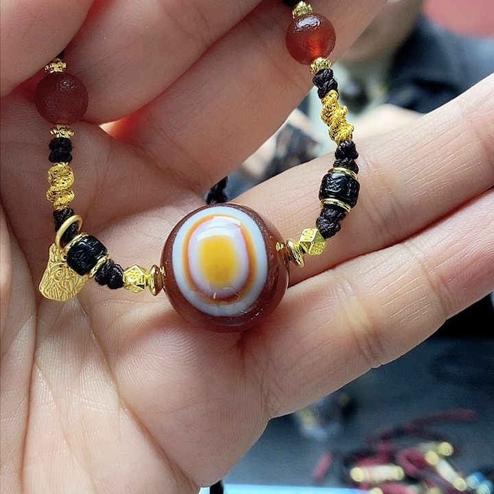 玛瑙/玉髓颈饰合金