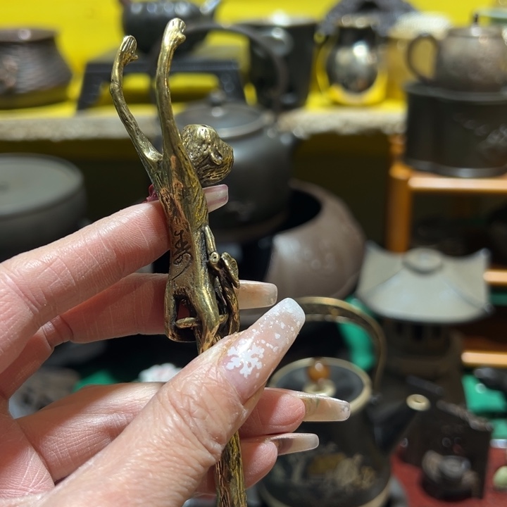 铜中古工艺品，摆件