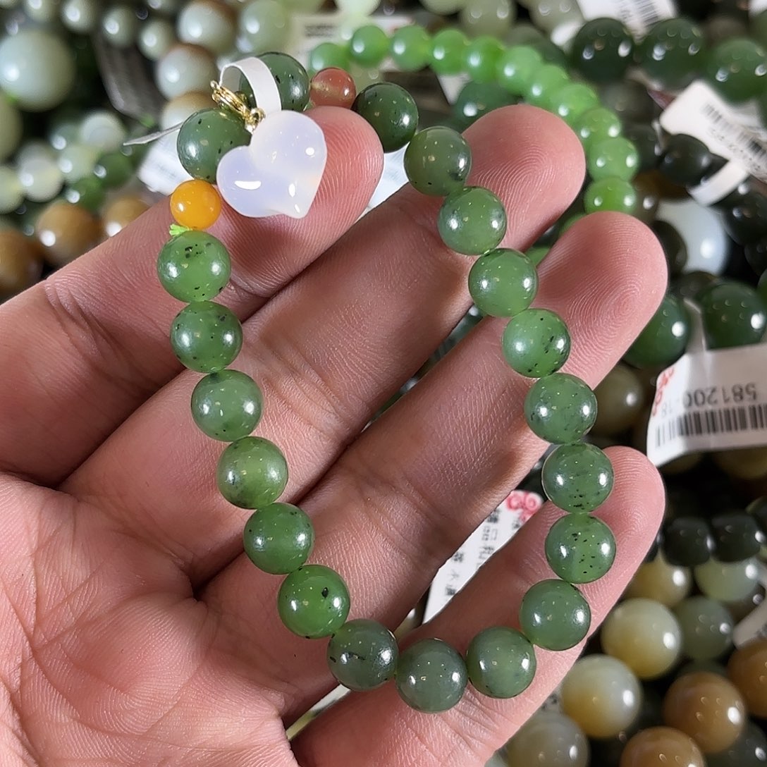 和田玉手链未镶嵌W167