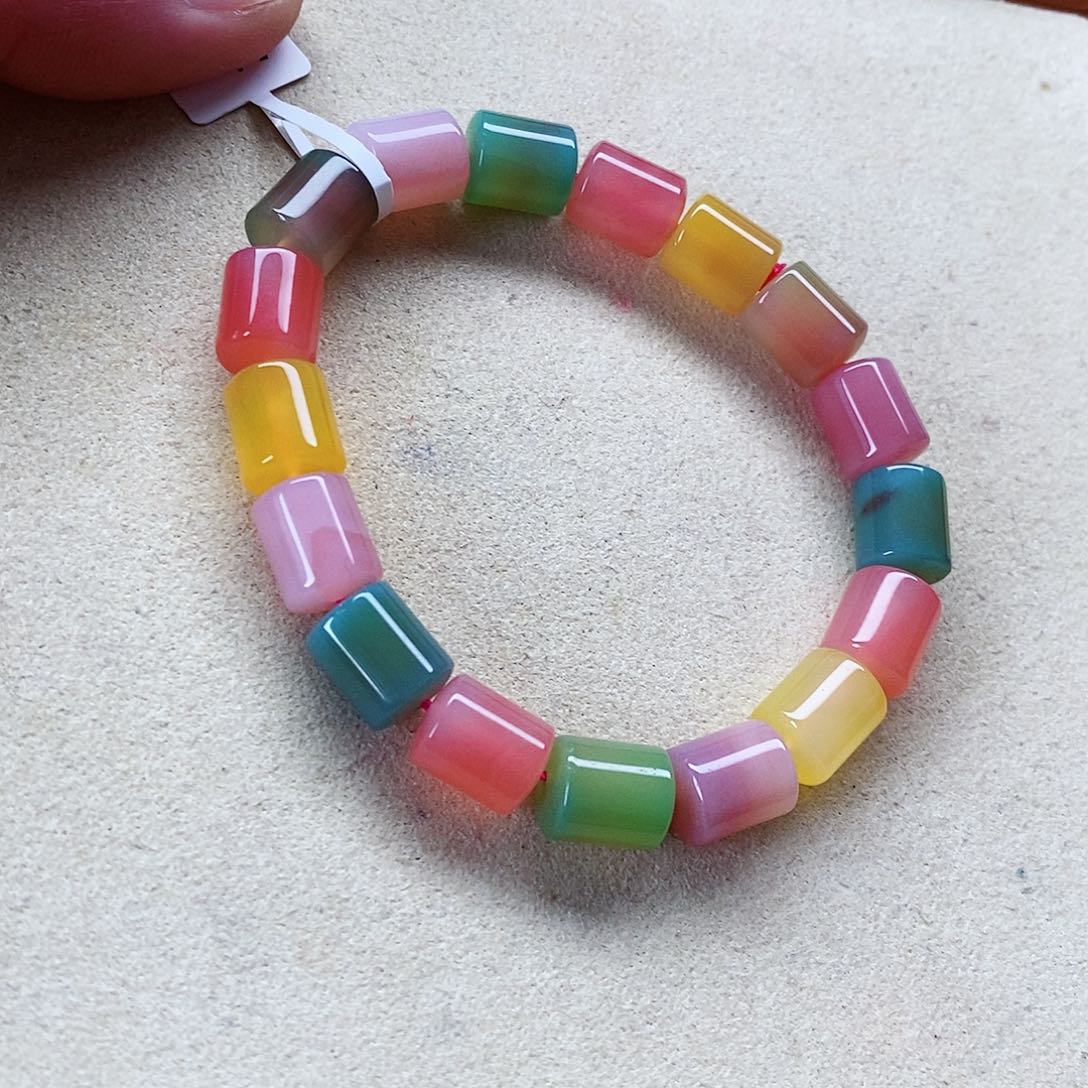 玛瑙手饰未镶嵌盐源019