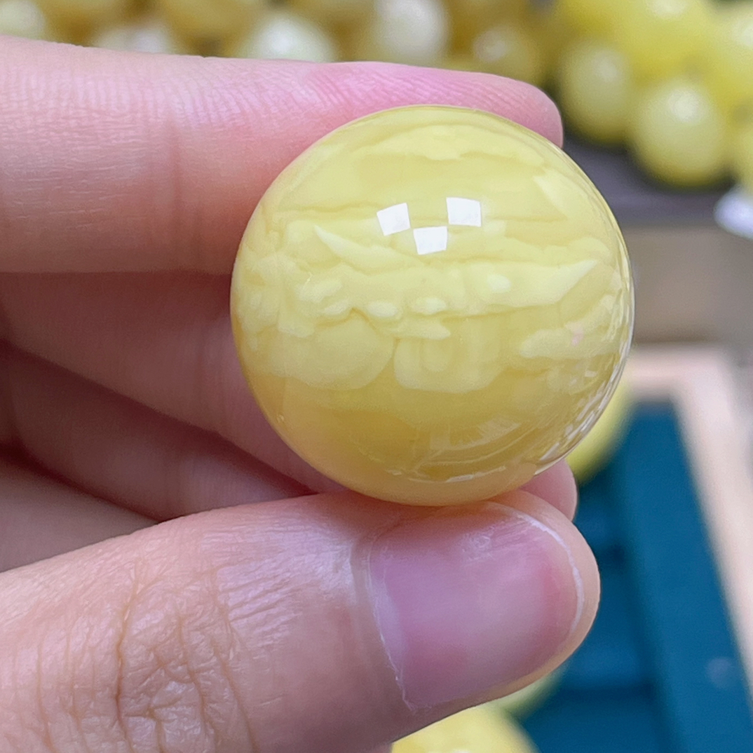 24.4mm.瑕.蜜之缘珠宝 天然琥珀蜜蜡