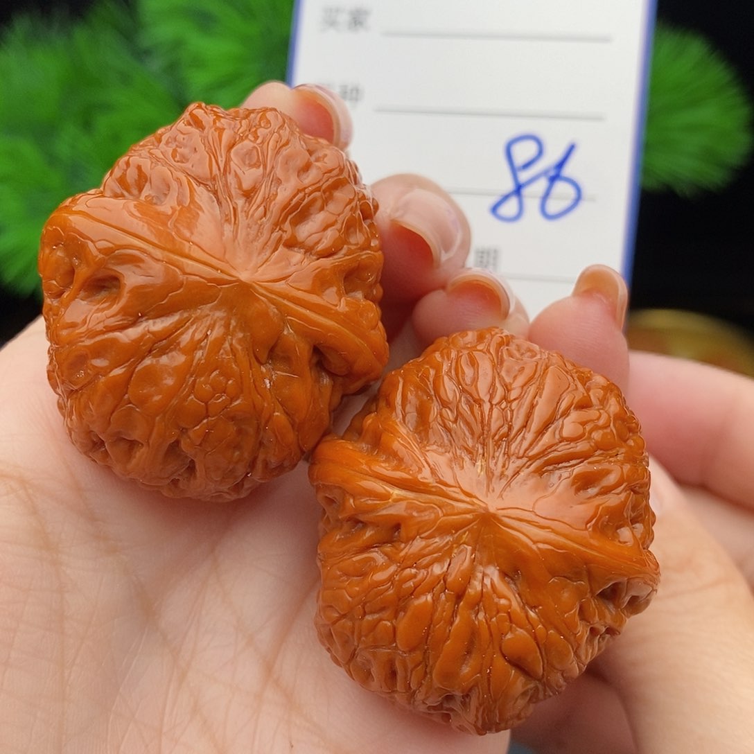 文玩核桃把件37.5铁锤86