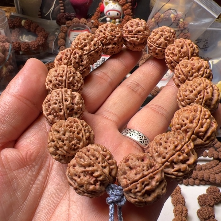 手串金刚菩提22➕粗筋蜂窝双龙