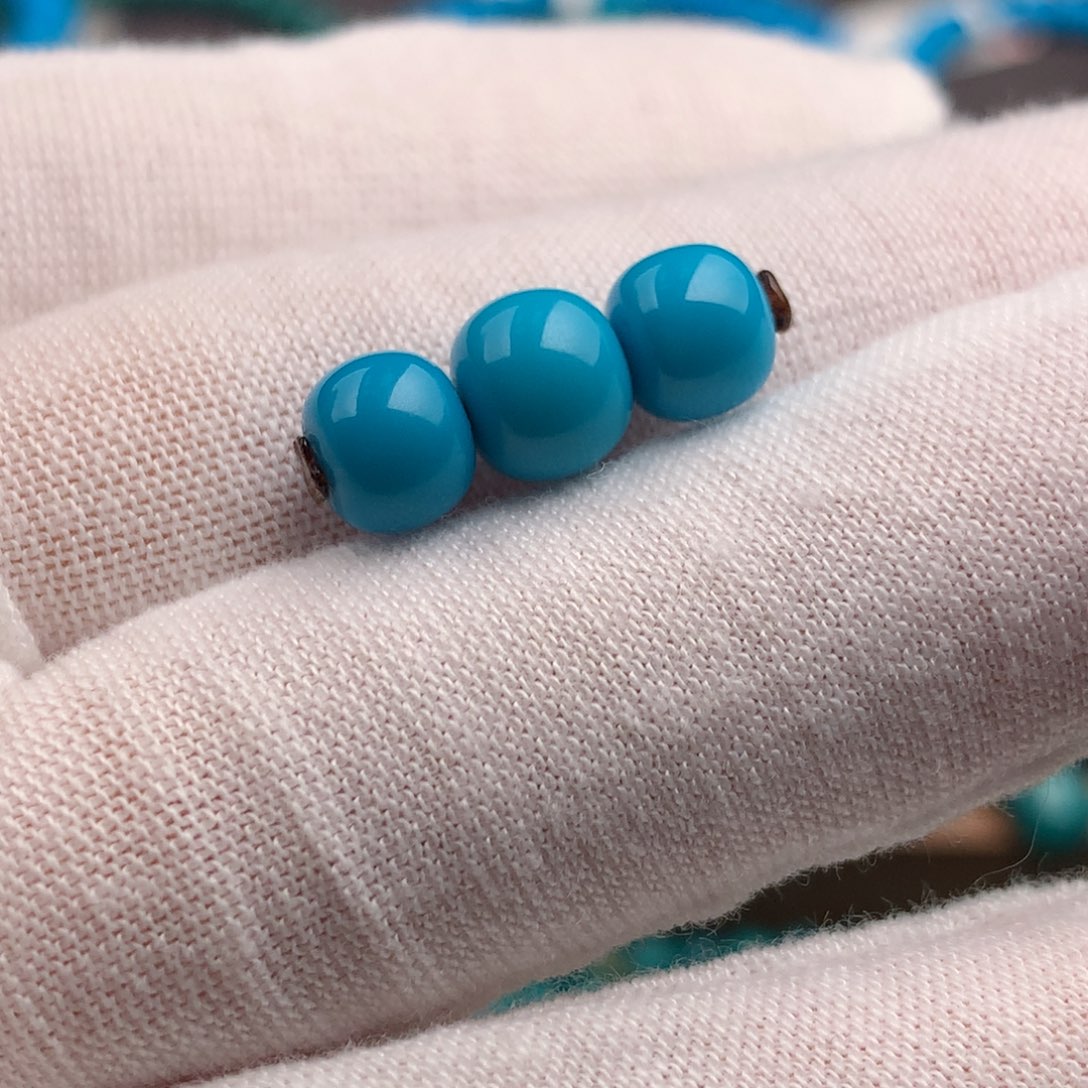 绿松石未镶嵌绿松石6+7mm