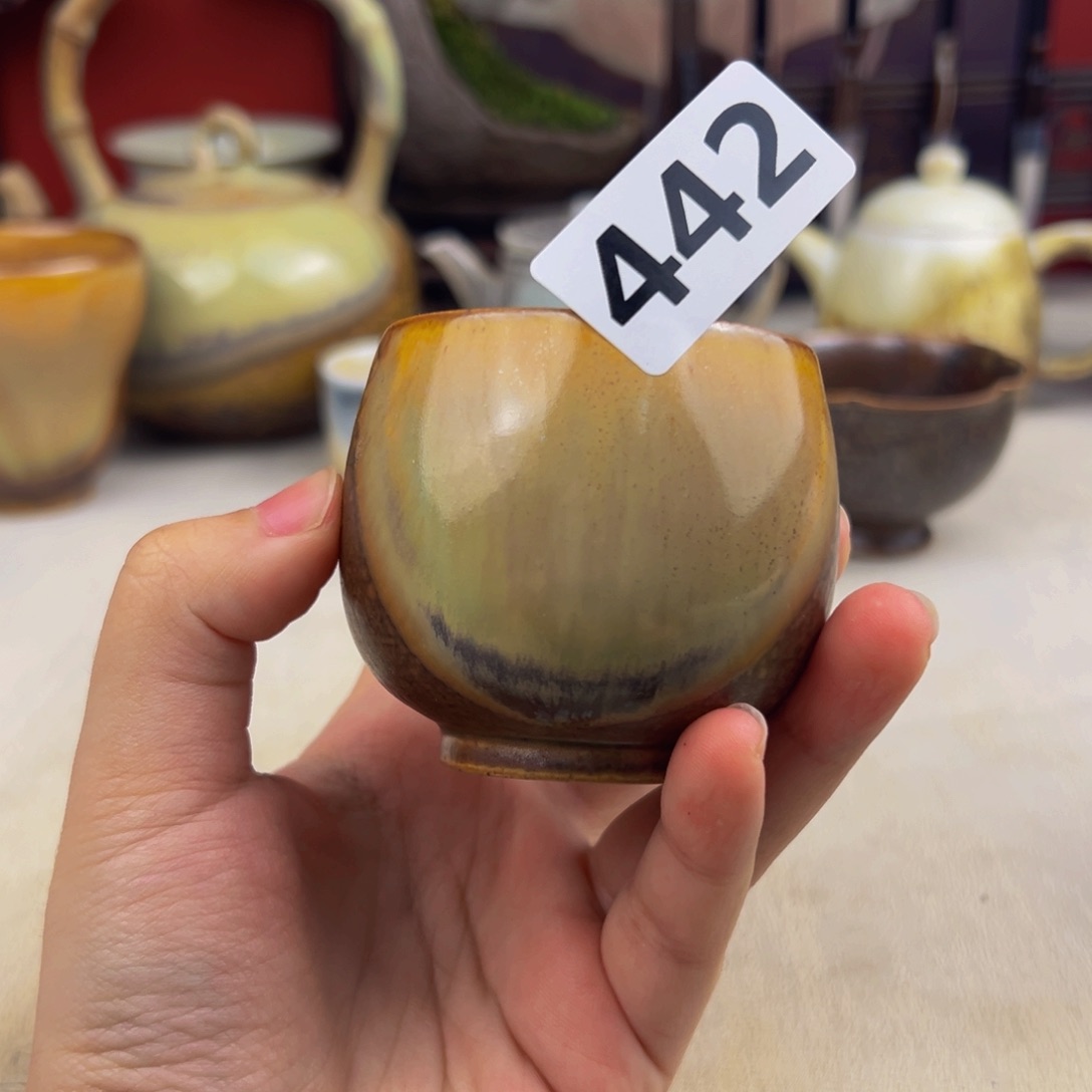 杯纯手工柴烧主人杯