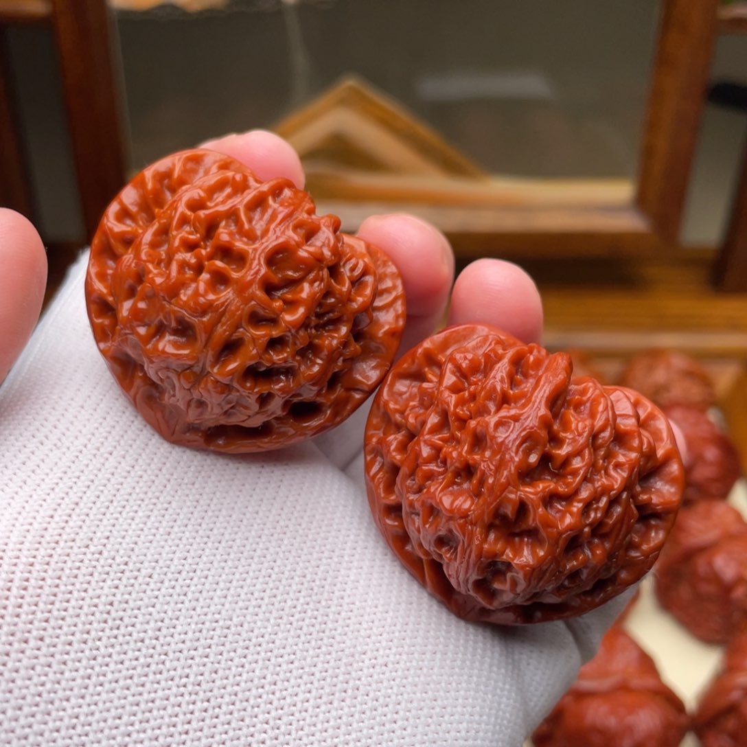 文玩核桃把件宫灯43 色差