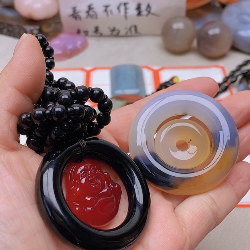 【闪购商品】未镶嵌玛瑙/玉髓珠宝半成品郭*华