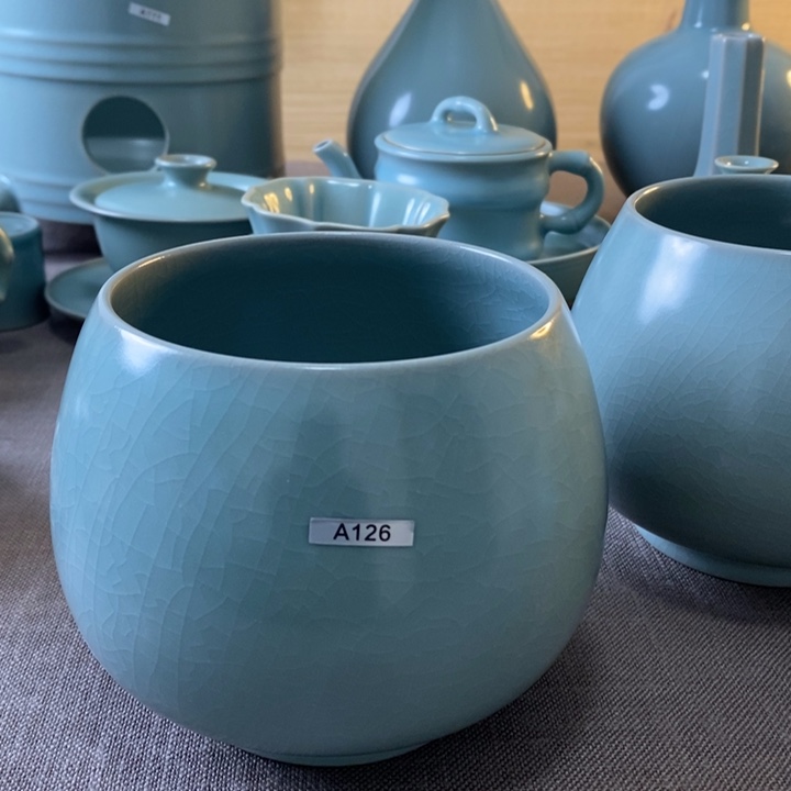 瓷片龙蛋茶洗一一一一暇