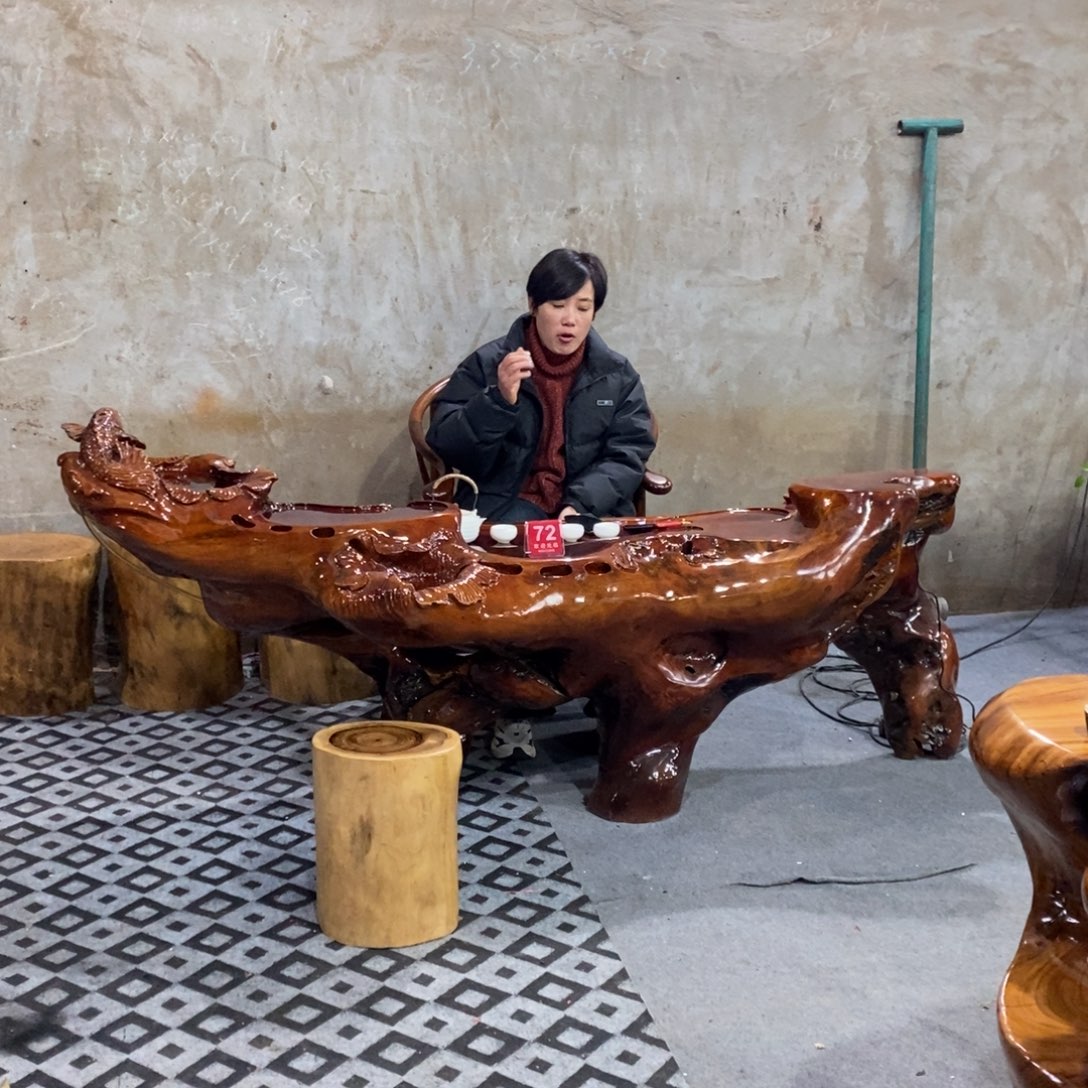 香樟木红榉木茶台