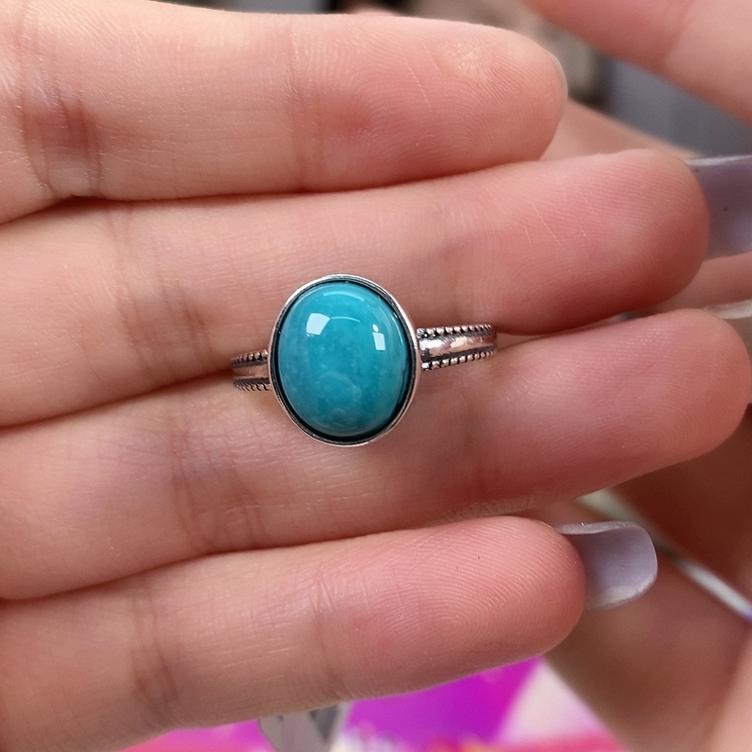 绿松石银S925镶嵌珠宝奇石