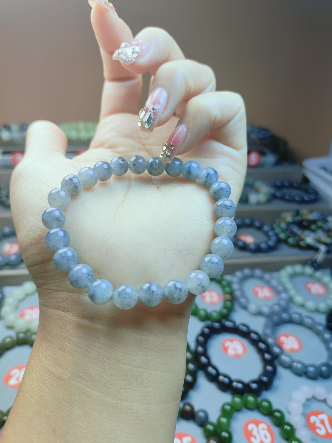 新疆和田玉青花卡8