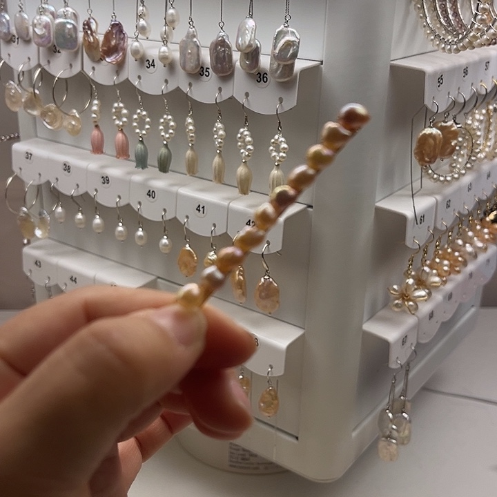 未镶嵌发夹淡水珍珠