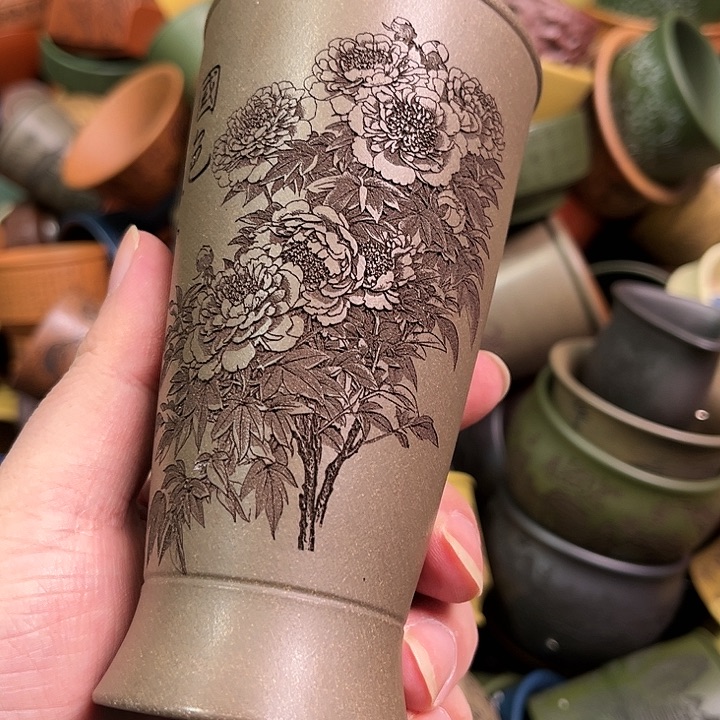 紫砂茶杯全手工紫砂主人杯