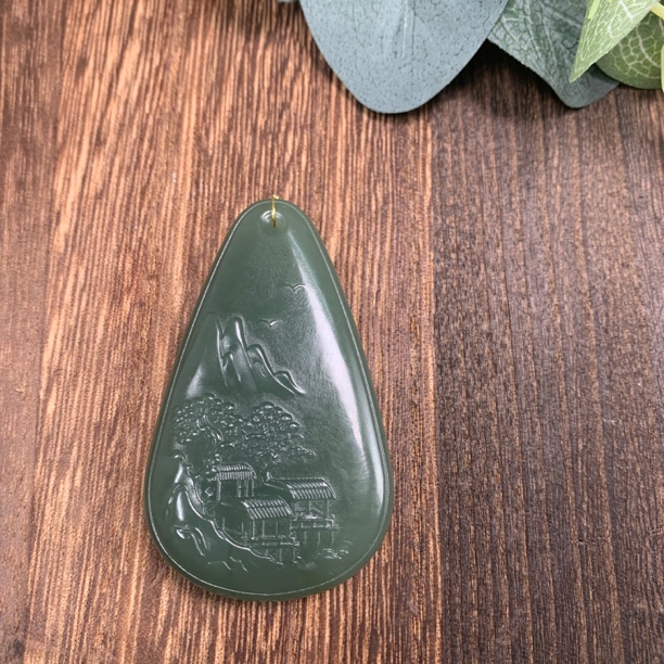 天然和田玉吊坠未镶嵌