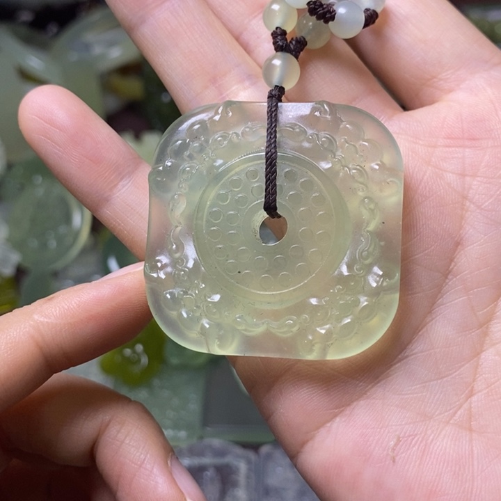 岫玉天然岫玉挂件未镶嵌