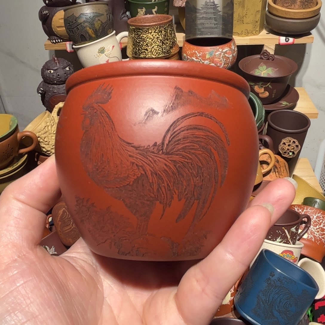 紫砂茶杯宜兴紫砂主人杯