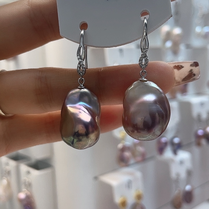 淡水珍珠颈饰银S925镶嵌