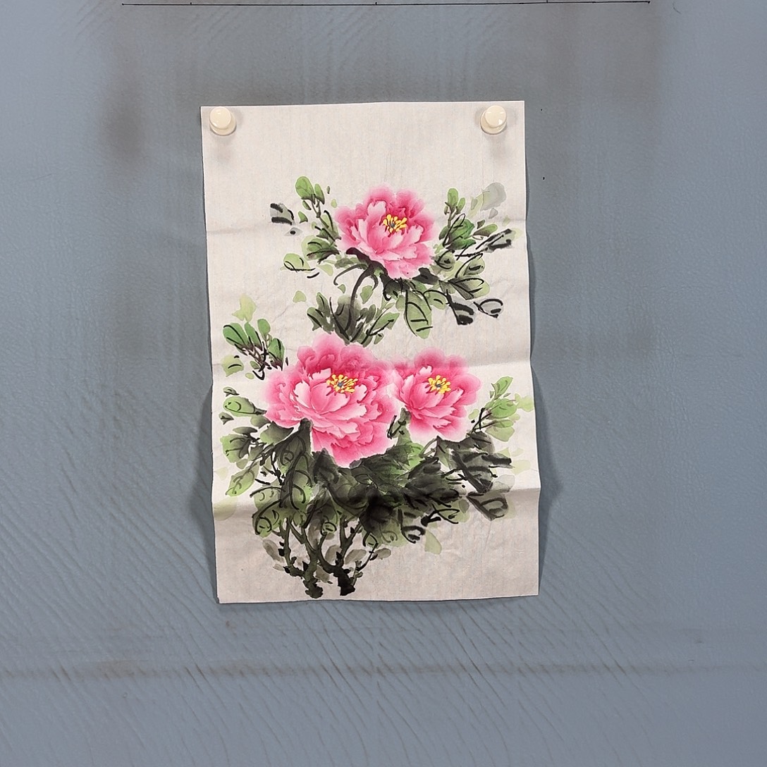 国画225 牡丹一如你初来