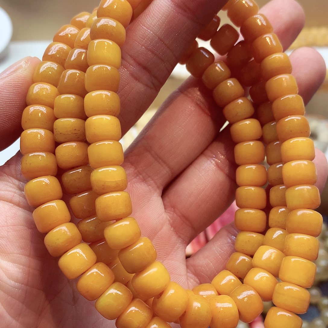 牛骨手串/手链0.9蜡级牛骨108