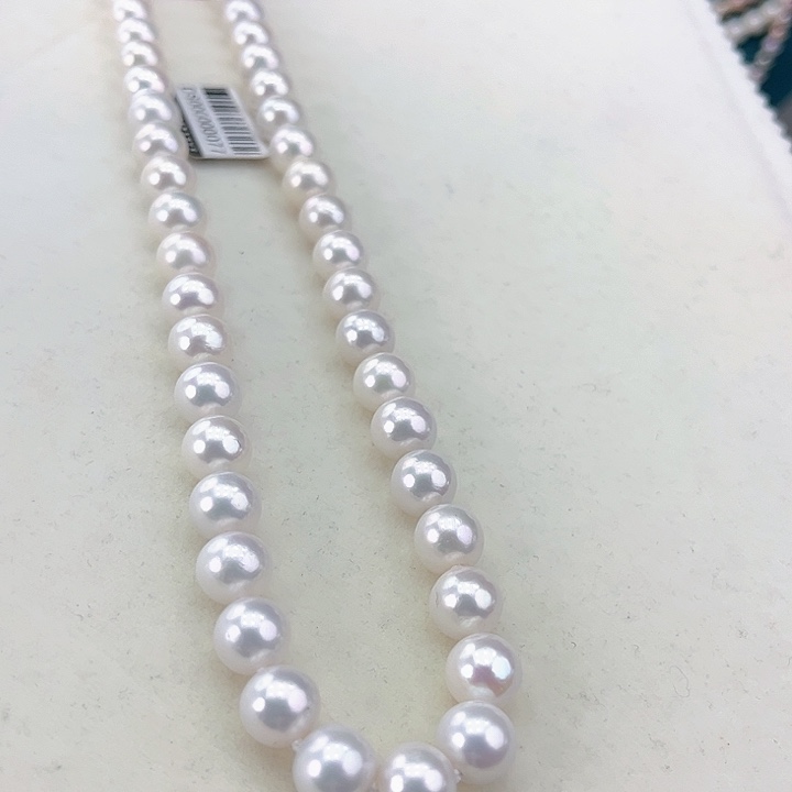 淡水珍珠颈饰银S925镶嵌卡9.10极光炫彩高品