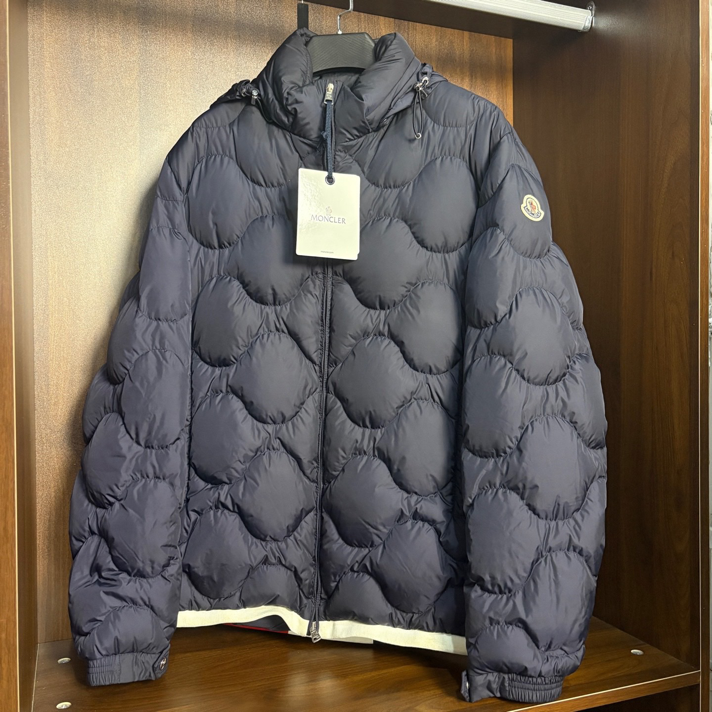 未使用 MONCLER FW21菱形徽标羽绒服/3码/259203