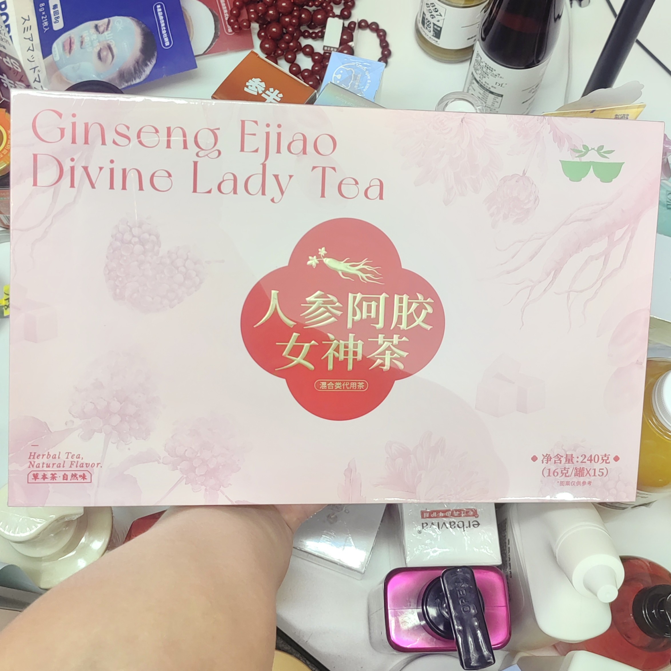 人参阿胶女神茶草本茶自然味