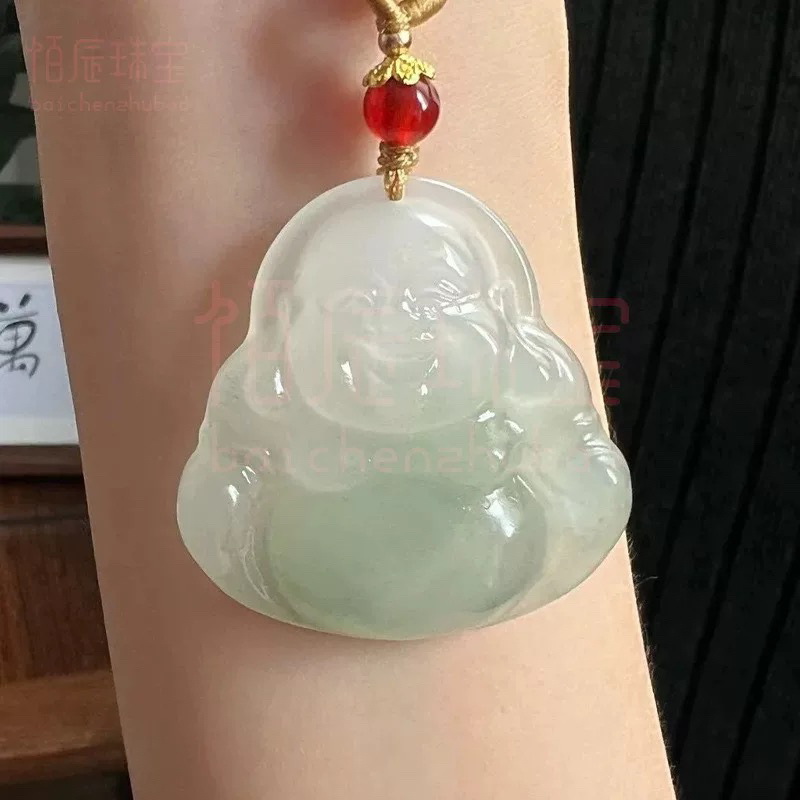 新疆纯天然天山翠玉佛公