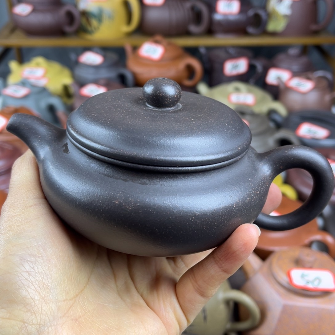 紫砂茶壶宜兴紫砂壶微瑕晃盖壶口跳沙