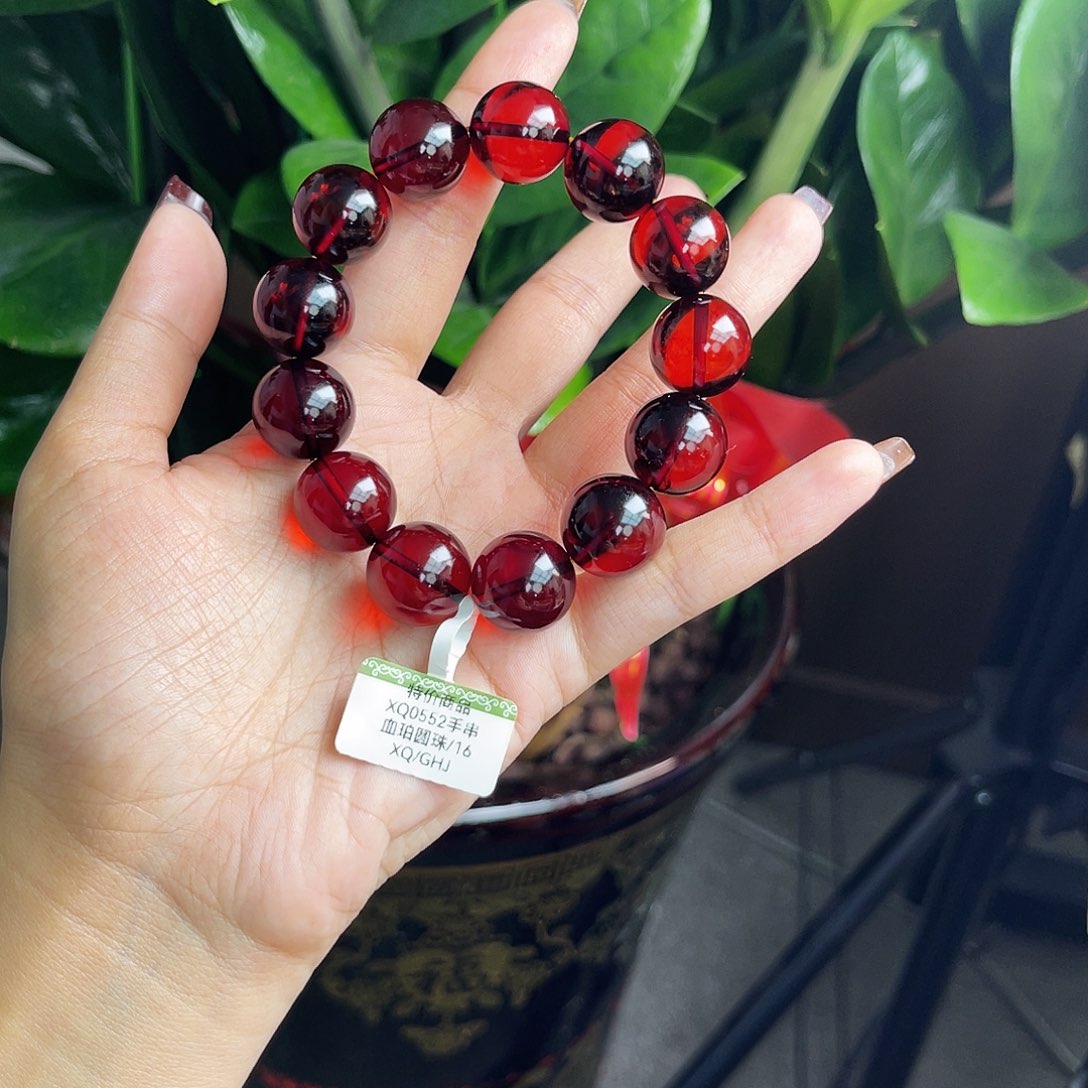 琥珀手链未镶嵌岁**歌手串