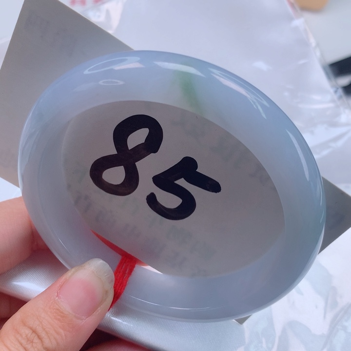 翡翠手镯未镶嵌8****4春带彩